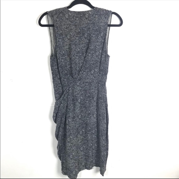 3.1 Phillip Lim | Silk Dress Size 8 Sleeveless Faux Wrap Draped - Picture 6 of 11